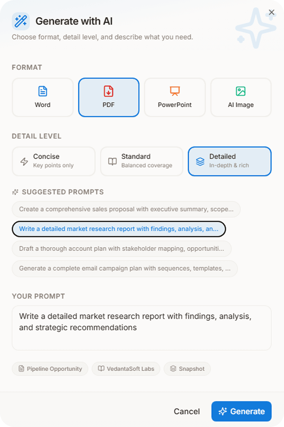 Generated PDF document